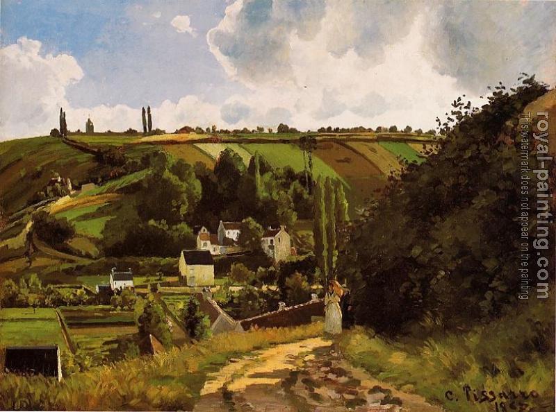 Camille Pissarro : The Jallais Hills, Pontoise Camille Pissarro : The Jallais Hills, Pontoise